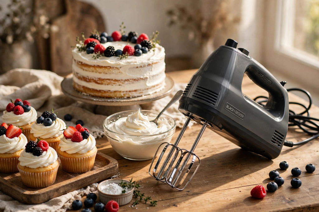 BLACK+DECKER Lightweight 5-Speed Hand Mixer
