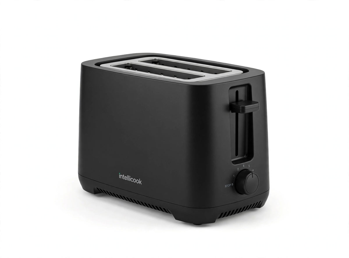 Intellicook 2-Slice Toaster — Black
