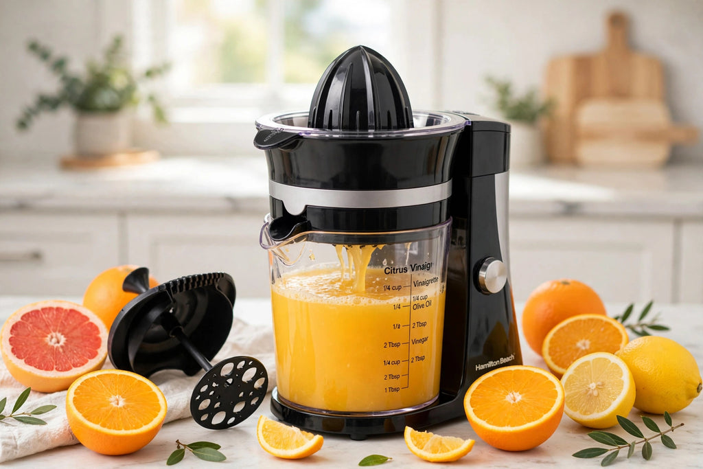Hamilton Beach Electric Citrus Juicer with Salad Dressing Mixer
