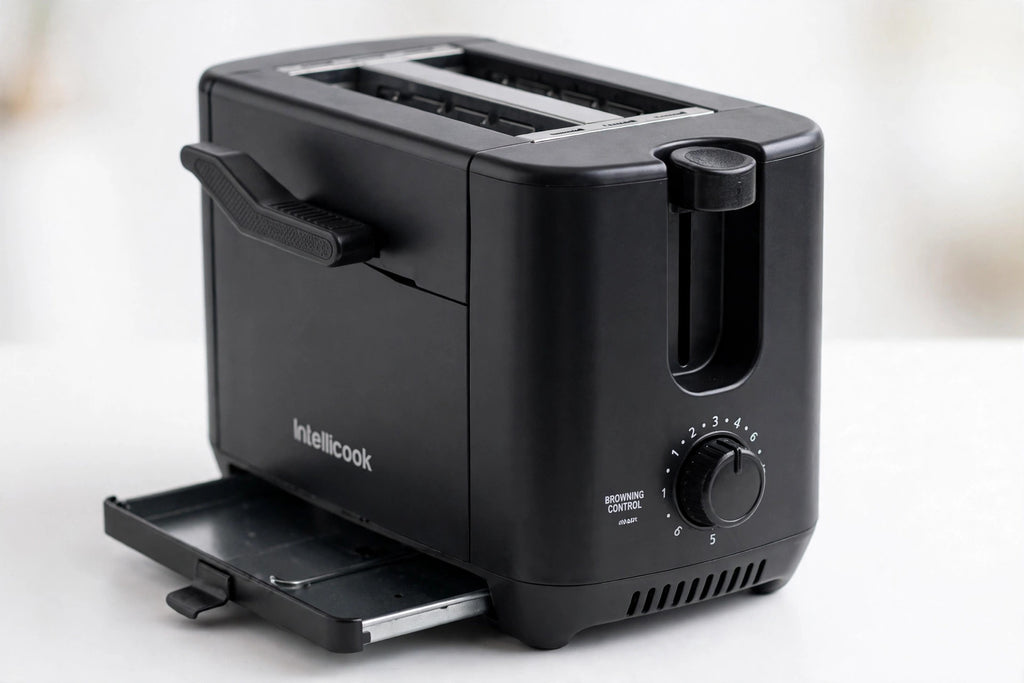 Intellicook 2-Slice Toaster — Black