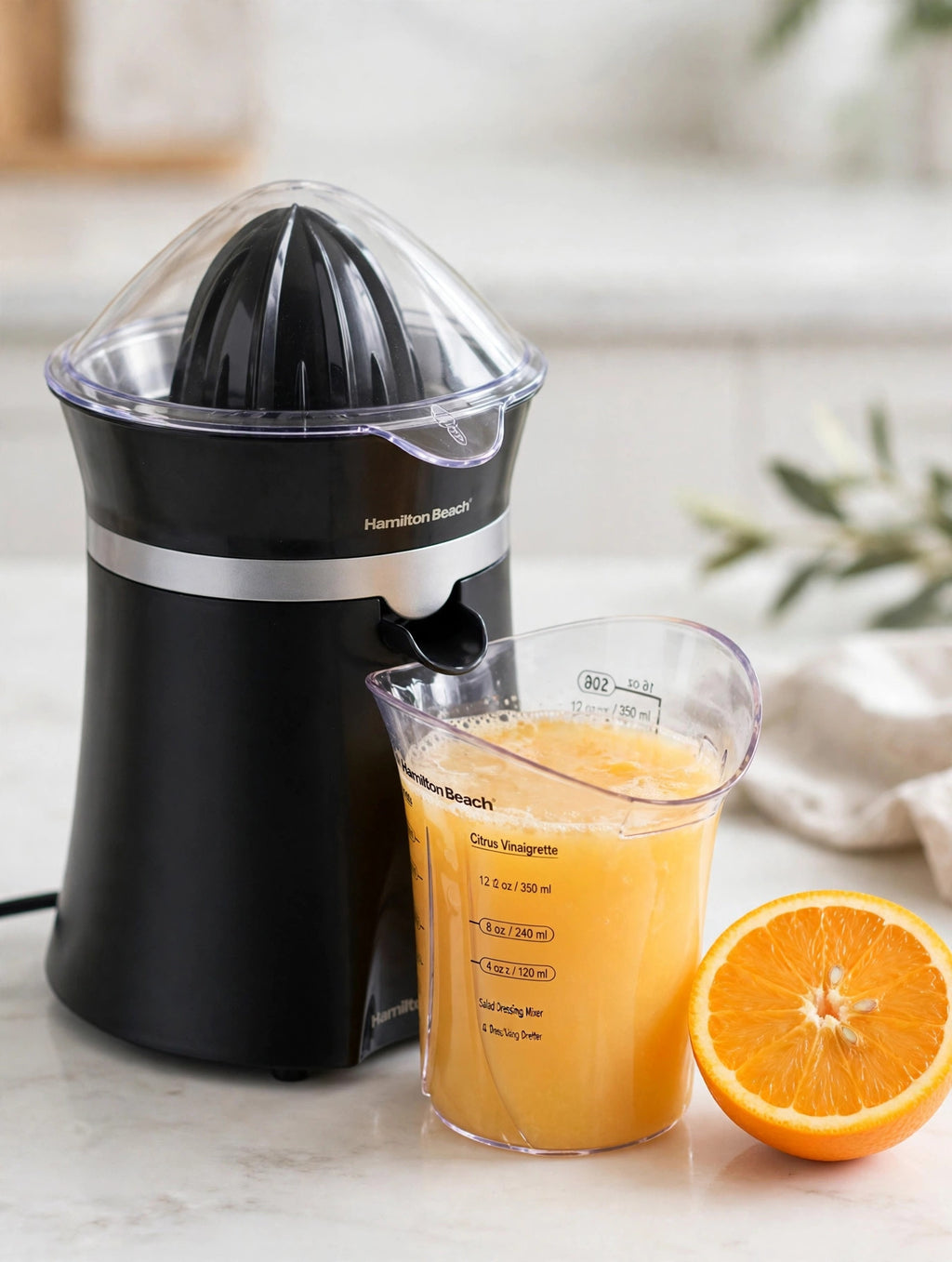 Hamilton Beach Electric Citrus Juicer with Salad Dressing Mixer