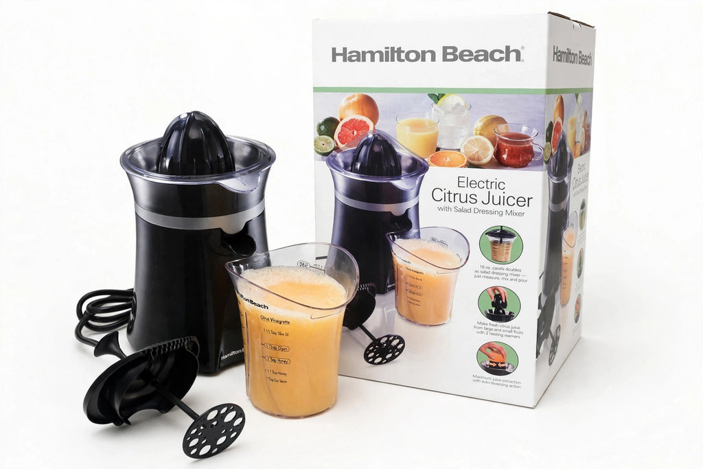Hamilton Beach Electric Citrus Juicer with Salad Dressing Mixer