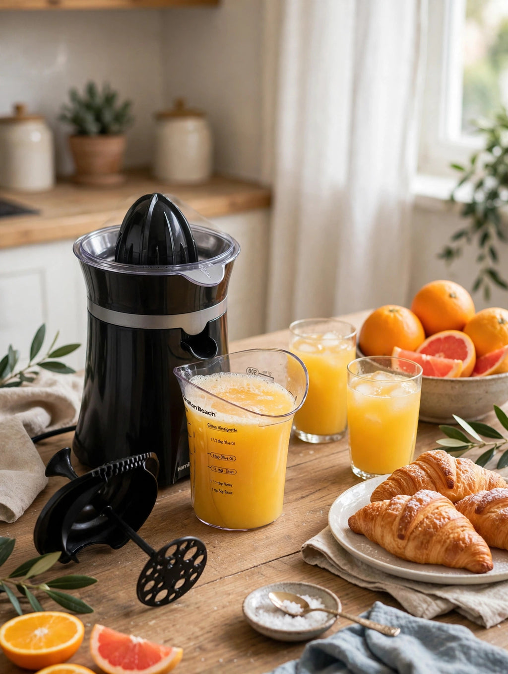 Hamilton Beach Electric Citrus Juicer with Salad Dressing Mixer