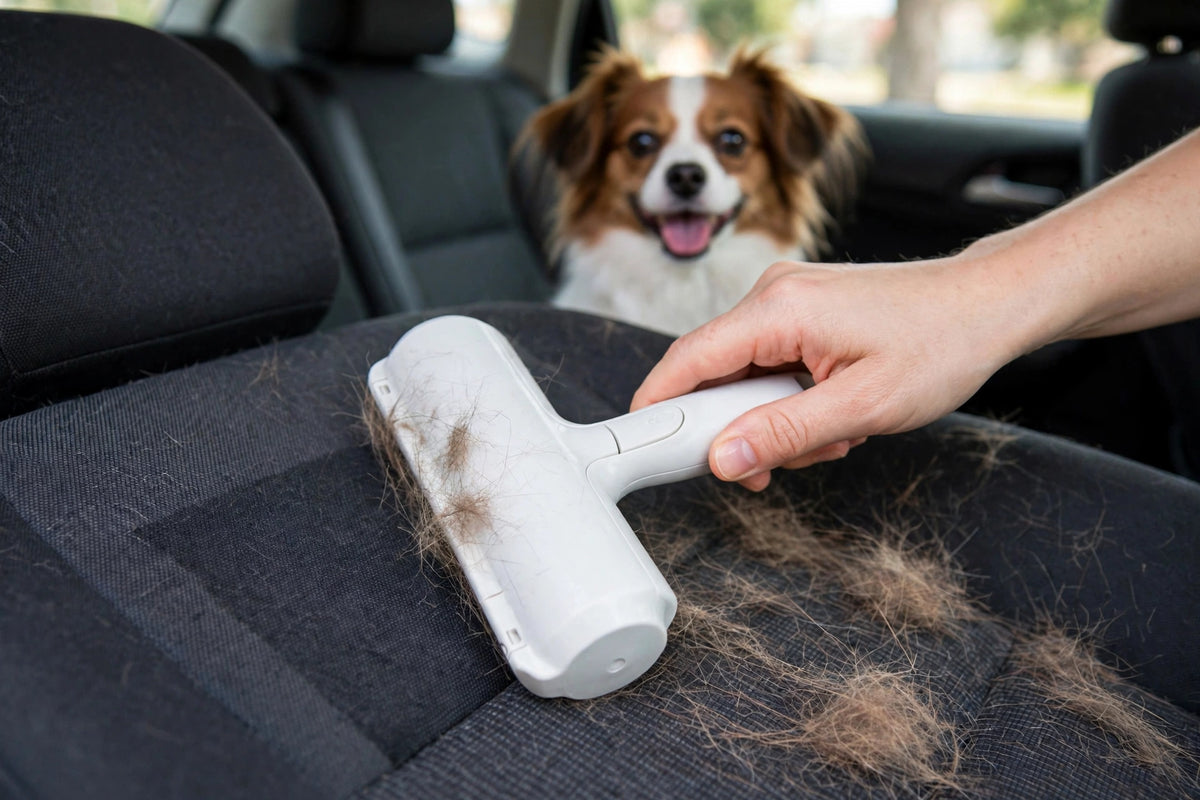 Reusable Pet Hair Remover Roller — Couch, Sheets, Rugs & Car